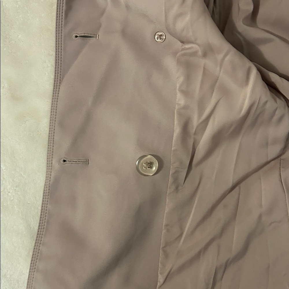 Express Classic Double Breasted Trench Coat light pink - Picture 9 of 10